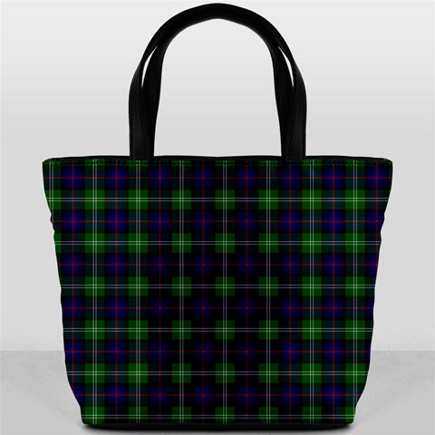 Sutherland Tartan Bucket Bag from ArtsNow.com Back