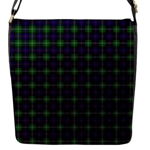 Sutherland Tartan Flap Closure Messenger Bag (S) from ArtsNow.com Front