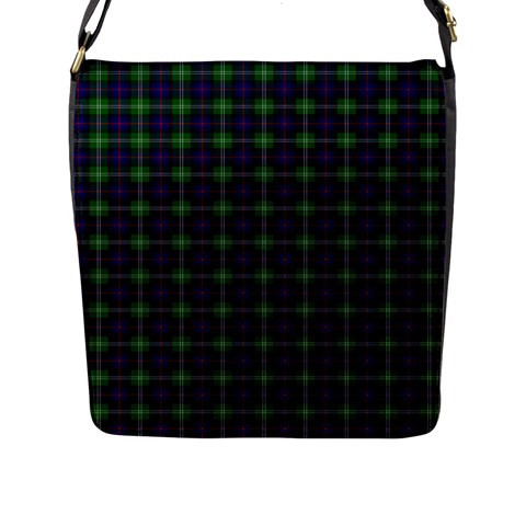 Sutherland Tartan Flap Closure Messenger Bag (L) from ArtsNow.com Front