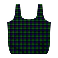 Sutherland Tartan Full Print Recycle Bag (L) from ArtsNow.com Back