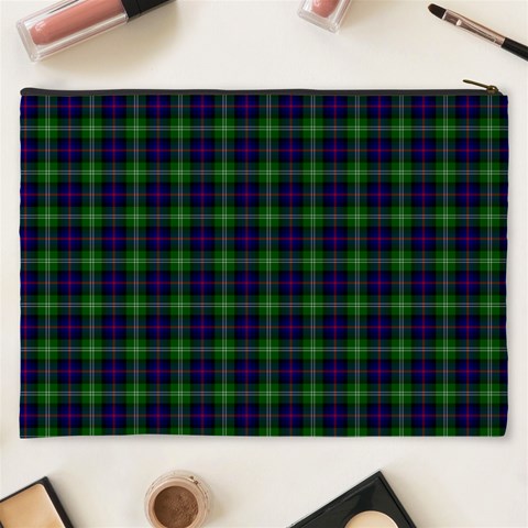 Sutherland Tartan Cosmetic Bag (XXXL) from ArtsNow.com Back