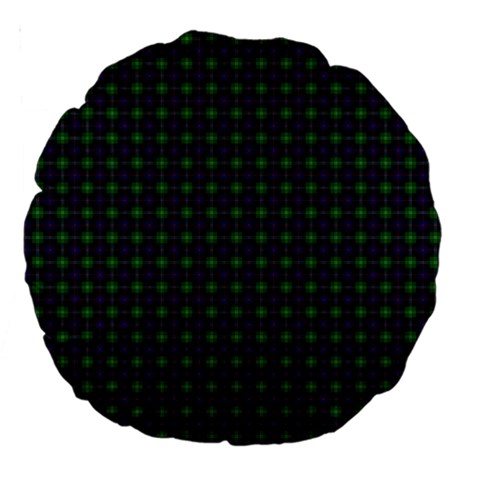 Sutherland Tartan Large 18  Premium Round Cushion from ArtsNow.com Back