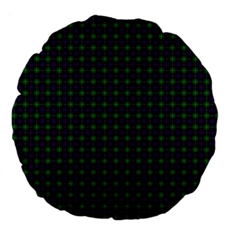Sutherland Tartan Large 18  Premium Flano Round Cushion from ArtsNow.com Front