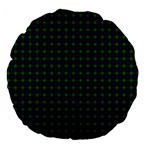 Sutherland Tartan Large 18  Premium Flano Round Cushion