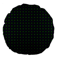 Sutherland Tartan Large 18  Premium Flano Round Cushion from ArtsNow.com Back