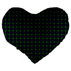 Sutherland Tartan Large 19  Premium Heart Shape Cushion from ArtsNow.com Back