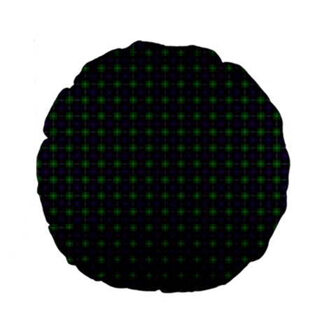 Sutherland Tartan Standard 15  Premium Round Cushion from ArtsNow.com Front