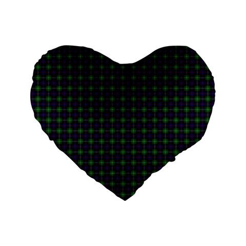 Sutherland Tartan Standard 16  Premium Heart Shape Cushion from ArtsNow.com Front