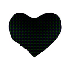 Sutherland Tartan Standard 16  Premium Heart Shape Cushion from ArtsNow.com Back