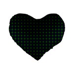 Sutherland Tartan Standard 16  Premium Flano Heart Shape Cushion