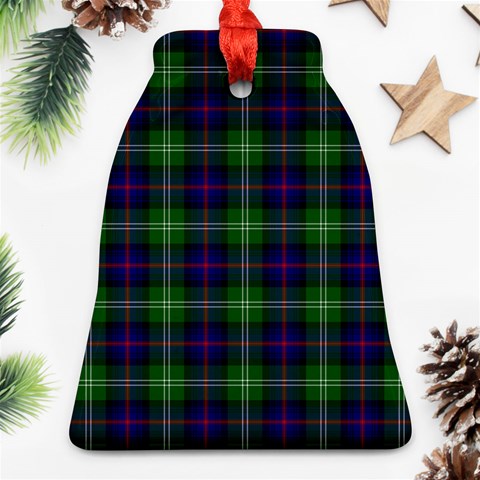 Sutherland Tartan Bell Ornament (Two Sides) from ArtsNow.com Front