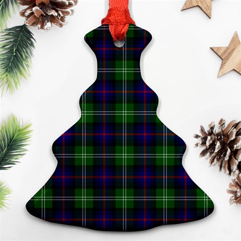 Sutherland Tartan Ornament (Christmas Tree) from ArtsNow.com Front