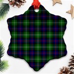 Sutherland Tartan Ornament (Snowflake)