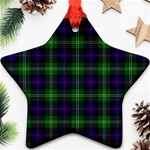 Sutherland Tartan Star Ornament (Two Sides)