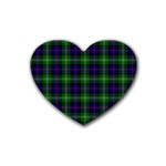 Sutherland Tartan Heart Coaster (4 pack)
