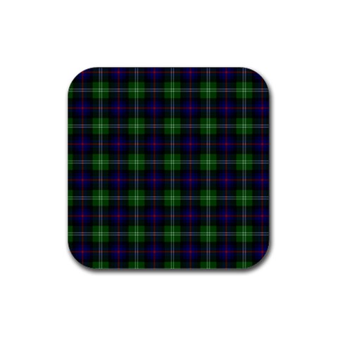 Sutherland Tartan Rubber Coaster (Square) from ArtsNow.com Front