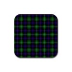 Sutherland Tartan Rubber Coaster (Square)
