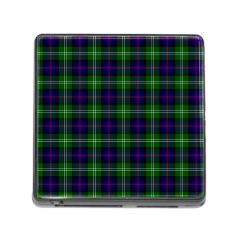 Sutherland Tartan Memory Card Reader (Square) from ArtsNow.com Front