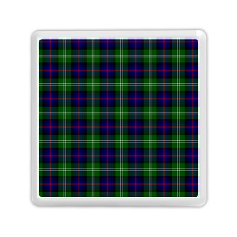 Sutherland Tartan Memory Card Reader with Storage (Square) from ArtsNow.com Front