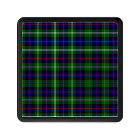Sutherland Tartan Memory Card Reader with Storage (Square) from ArtsNow.com Front
