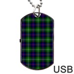 Sutherland Tartan Dog Tag USB Flash (Two Sides)