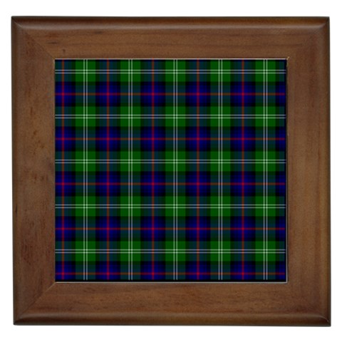 Sutherland Tartan Framed Tile from ArtsNow.com Front