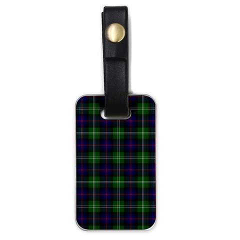 Sutherland Tartan Luggage Tag (One Side) from ArtsNow.com Front