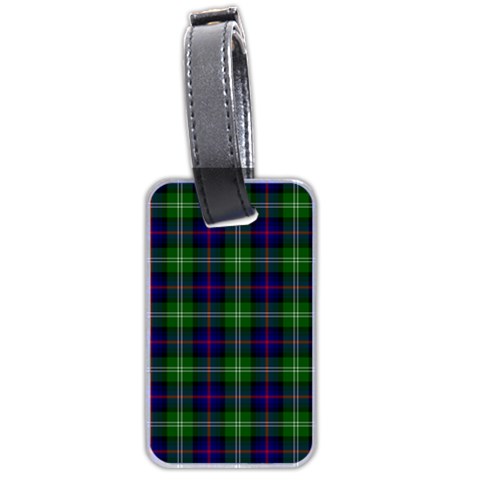 Sutherland Tartan Luggage Tag (Two Sides) from ArtsNow.com Back