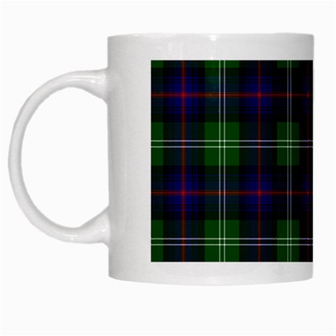 Sutherland Tartan White Mug from ArtsNow.com Left
