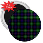 Sutherland Tartan 3  Magnet (10 pack)