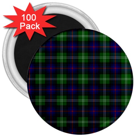 Sutherland Tartan 3  Magnet (100 pack) from ArtsNow.com Front