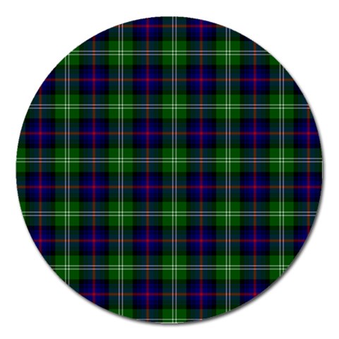 Sutherland Tartan Magnet 5  (Round) from ArtsNow.com Front