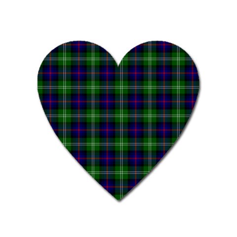 Sutherland Tartan Magnet (Heart) from ArtsNow.com Front