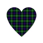 Sutherland Tartan Magnet (Heart)