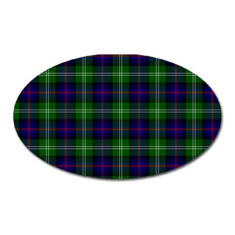 Sutherland Tartan Magnet (Oval) from ArtsNow.com Front