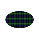 Sutherland Tartan Sticker (Oval)