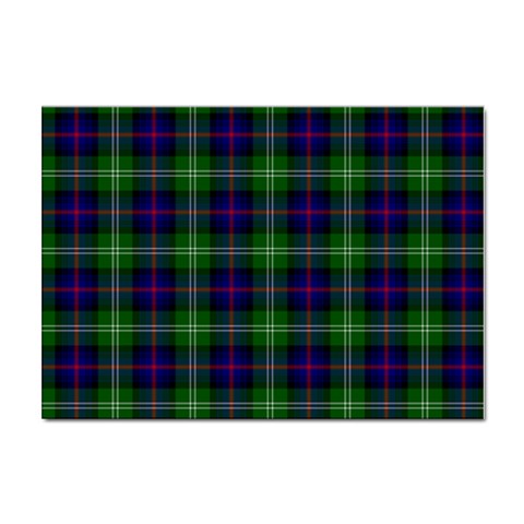 Sutherland Tartan Sticker A4 (10 pack) from ArtsNow.com Front