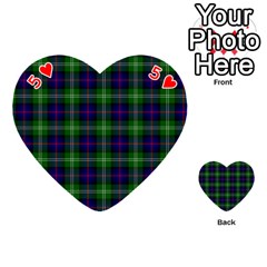 Sutherland Tartan Playing Cards 54 (Heart) from ArtsNow.com Front - Heart5