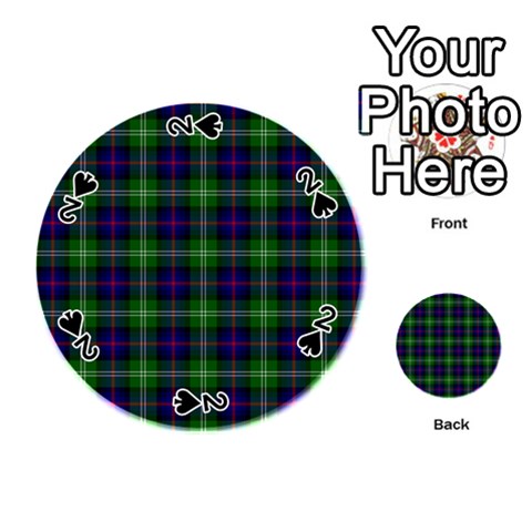Sutherland Tartan Playing Cards 54 (Round) from ArtsNow.com Front - Spade2
