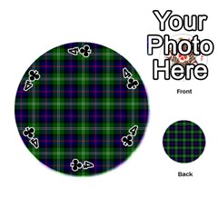 Sutherland Tartan Playing Cards 54 (Round) from ArtsNow.com Front - Club4