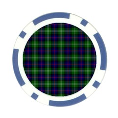 Sutherland Tartan Poker Chip Card Guard from ArtsNow.com Back