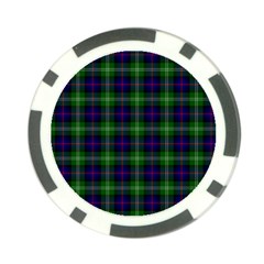 Sutherland Tartan Poker Chip Card Guard (10 pack) from ArtsNow.com Back