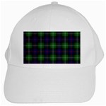 Sutherland Tartan White Cap