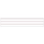 Horizontal Stripes - White and Pastel Pink Flano Scarf (Small)