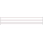 Horizontal Stripes - White and Pastel Pink Flano Scarf (Large)