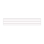 Horizontal Stripes - White and Pastel Pink Flano Scarf (Mini)