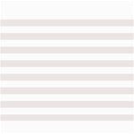 Horizontal Stripes - White and Pastel Pink Collage 8  x 10 