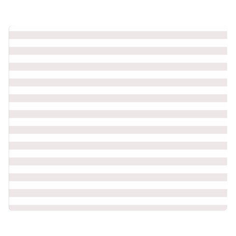 Horizontal Stripes 50 x40  Blanket Front