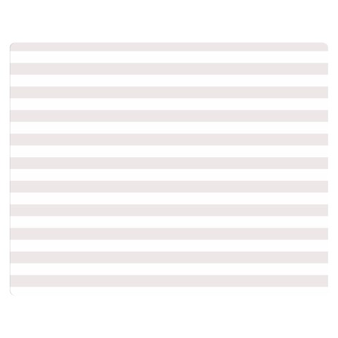 Horizontal Stripes 60 x50  Blanket Front