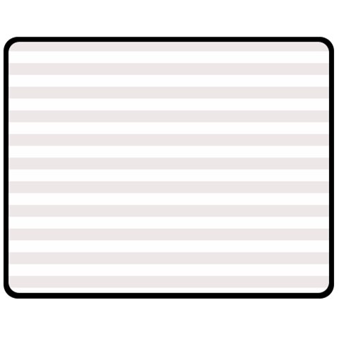 Horizontal Stripes 60 x50  Blanket Front